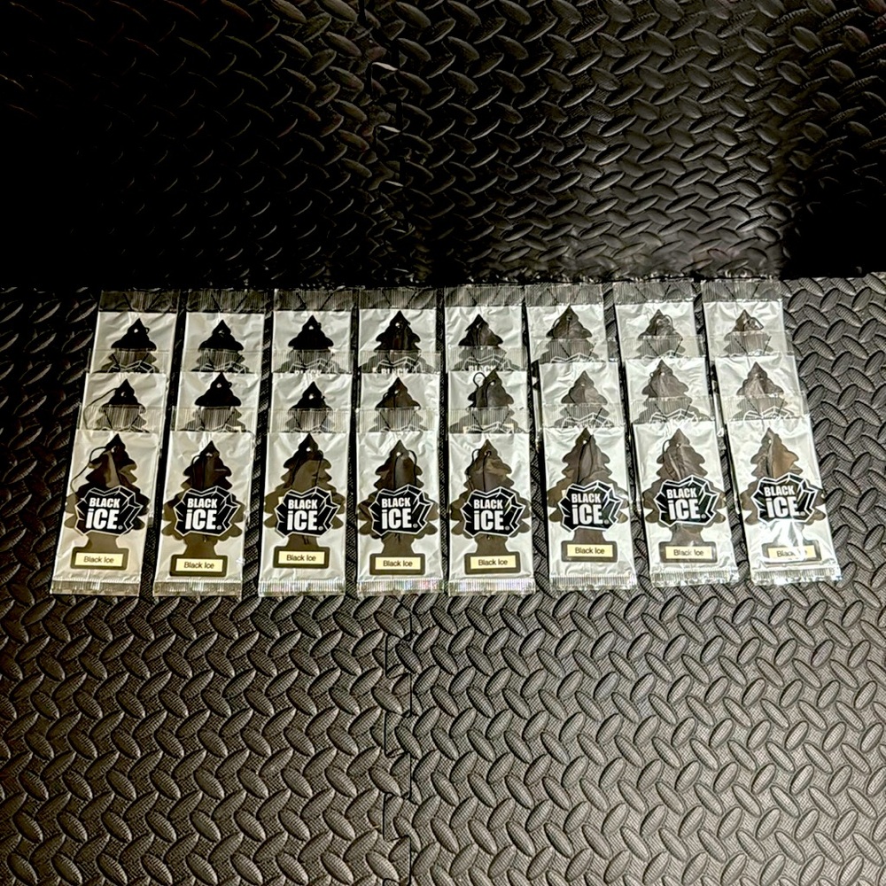 BLACK-ICE EXTRA Little tree air fresheners 24 pack